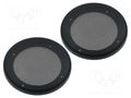 Loudspeaker grille; 100mm; metal; 2pcs. PER.PIC. GR00003