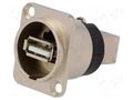 Adapter; USB A socket-front,USB B socket-back; FT; USB 2.0 CLIFF CP30110