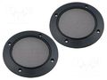 Loudspeaker grille; 100mm; metal; 2pcs. PER.PIC. GR00009