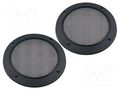 Loudspeaker grille; 165mm; metal; 2pcs. PER.PIC. GR00011