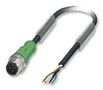 SENSOR CABLE, 4POS, M12 PLUG, 5M 1668069