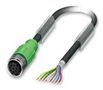 SENSOR CABLE, 8POS, M12 SOCKET, 5M 1522888