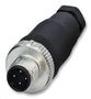 SENSOR/ACTUATOR PLUG, M12, 4POS 1542952