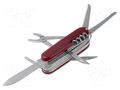 Knife; universal; Material: stainless steel; folding GOLDTOOL GT-123