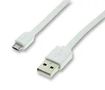CABLE, USB 2.0 A-MICRO B PLUG, 1M, WHT 11.02.8761