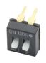 DIP SWITCH, 2POS, SPST, SLIDE 1825360-1