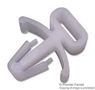 CABLE TIE MOUNT, 6.35MM, NYLON 6.6, PK50 TRFTH-6-01