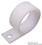 CABLE CLAMP, NYLON 6.6, 6.4MM, PK50 TRWHC-250-01