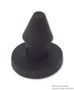 PUSH-ON FEET, THERMOPLAST, BLACK, 1.6MM TRPOF-40022