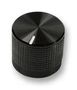 ROUND KNURLED KNOB W/LINE IND, 20MM MP7225B