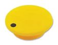 CAP W/MARKER DOT, KNOB, K21, YELLOW MPCL1752
