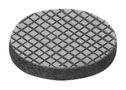 RUBBER FOOT, 19.05MM DIA, 3.175MM, BLACK F8038