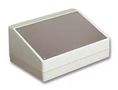 ENCLOSURE, SLOPED DESKTOP, ABS, GREY PC11491