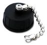 CAP W/ CHAIN, PLASTIC, USB-B FIELD RCPT USBBFC7