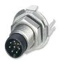 SENSOR CONNECTOR, M8, PLUG, 8P, PANEL 1424236