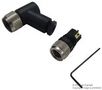 SENSOR CONNECTOR, M8, RCPT, 4POS, CABLE 1-2120957-1