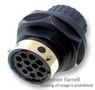 CIRCULAR CONNECTOR, RCPT, 12POS, JAM NUT 192900-0266