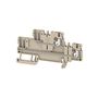 Multi-tier modular terminal, PUSH IN, 1.5 mm², 500 V, 17.5 A, Number of levels: 2, dark beige, orange Weidmuller 2485840000 04050118496086