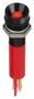LED INDICATOR, PANEL, 8MM, RED, 12VDC Q8R1BXXR12E