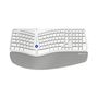 Wireless Ergonomic Keyboard Delux GM901D BT+2.4G (white), Delux GM901D ( white)