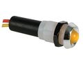 LED LAMP 24V YELLOW - CHROME HOUSING 24VCY 5410329253790; 5410329253790