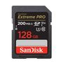 Memory card SANDISK EXTREME PRO SDXC 128GB 200/90 MB/s UHS-I U3  (SDSDXXD-128G-GN4IN), SanDisk SDSDXXD-128G-GN4IN