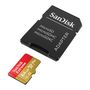 Memory card SANDISK EXTREME microSDXC 64 GB 170/80 MB/s UHS-I U3 (SDSQXAH-064G-GN6MA), SanDisk SDSQXAH-064G-GN6MA