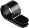 CABLE CLAMP, 14MM, NYLON 6.6, BLACK 211-60007