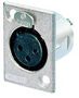 SOCKET, XLR, PANEL, 5POLE NC5FP-1