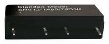 REED RELAY, SPST-NO, 1A, 1KV, TH SHV12-1A85-78L4K