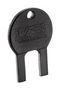 FERRITE, SAFETY KEY, PA6+GF30, BLACK 74271