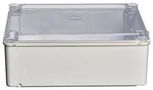 JUNCTION BOX, IP55, PLASTIC, GREY/CLEAR 1SL0876A00