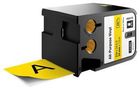 LABEL TAPE, 2.12" X 22.9FT, BLACK/YELLOW 1868775