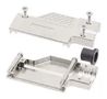 D-SUB HOOD, SIDE ENTRY, DA, ZINC ALLOY DCMR15-ULP