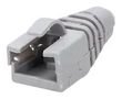 STRAIN RELIEF BOOT, RJ45 CONN, GREY,PK10 RJ45SRB-RET-LG