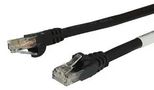 PATCH CABLE, RJ45, CAT6, 0.5M, BLACK SP0.5BK