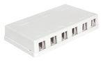 KEYSTONE HOUSING, 6PORT, ABS, WHT KH6