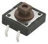 TACTILE SWITCH, SPST-NO, 0.05A, 12V, THD MC32874