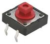 TACTILE SWITCH, SPST-NO, 0.05A, 12V, THD MC32875