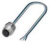SENSOR CORD, 4P, M12 RCPT-FREE END, 0.5M 1693791