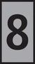 SNAP-ON MARKER, 5.3MM, GRY/BLK 8, PK100 561-03688