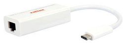 CONVERTER, USB C PLUG-RJ45 JACK, WHT 12.02.1109