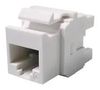 KEYSTONE JACK, RJ45, 8P8C, CAT6, WHITE KSJ-00033-02