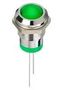 LED INDICATOR, PANEL, 12MM, GREEN, 2V Q12P6CXXG02