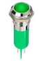 LED INDICATOR, PANEL, 12MM, GREEN, 24V Q12P1CXXHG24E