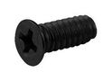 STD COVER SCREW, 6-32, BLACK, 100PC 1590MS100BK