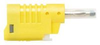 4MM BANANA PLUG, STACKING, 36A, YELLOW 73093-4