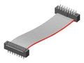 CABLE ASSY, IDC PLUG-RCPT, 16P, 228.6MM TCMD-08-T-09.00-01
