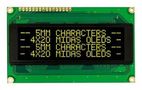OLED DISPLAY, 20X4, PARALLEL, 5.3V MCOB42005A1V-EYP