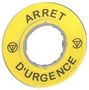 MARKED LEGEND, 60MM, EMERGENCY STOP SW ZBY9120